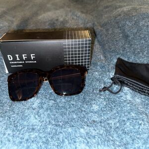 Diff Eyewear Tortoise Sunglasses
